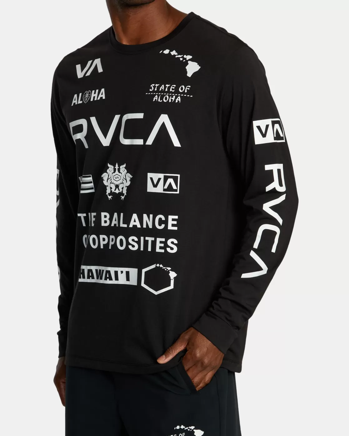 Best HAWAII ALL BRAND SPORT TECH LONG SLEEVE TEE Workout Shirts | Tees / Tanks